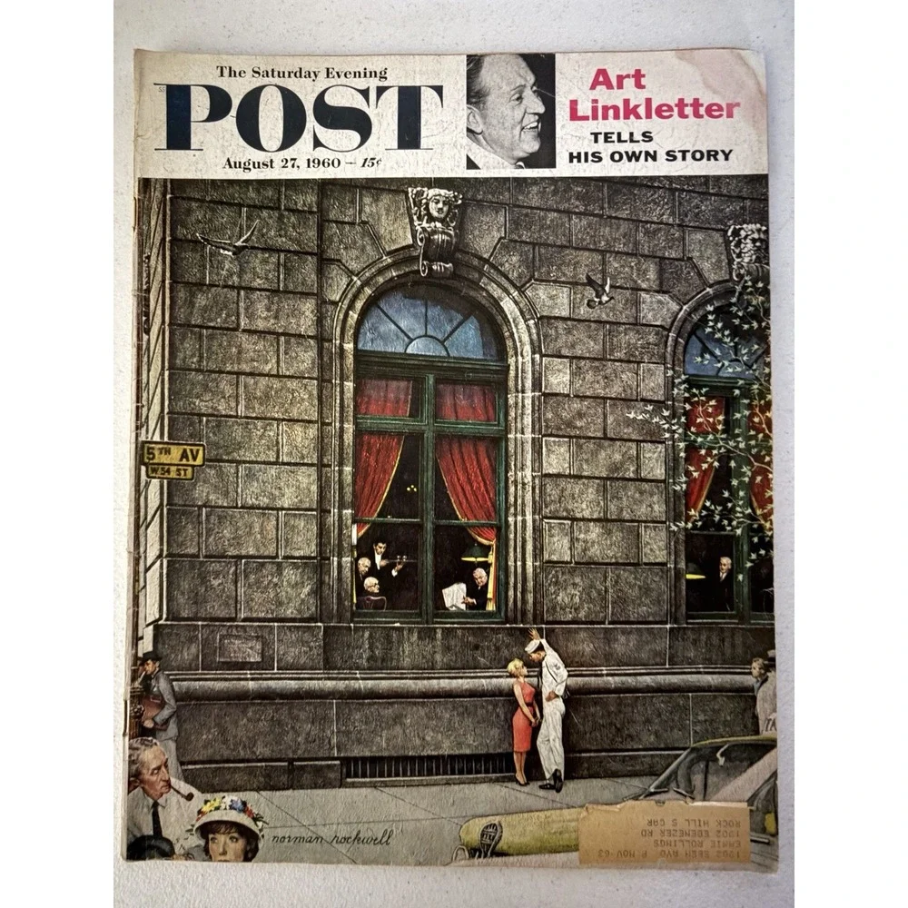 1960 AUGUST 27 SATURDAY EVENING POST NORMAN ROCKWELL Coca Cola Leprosy